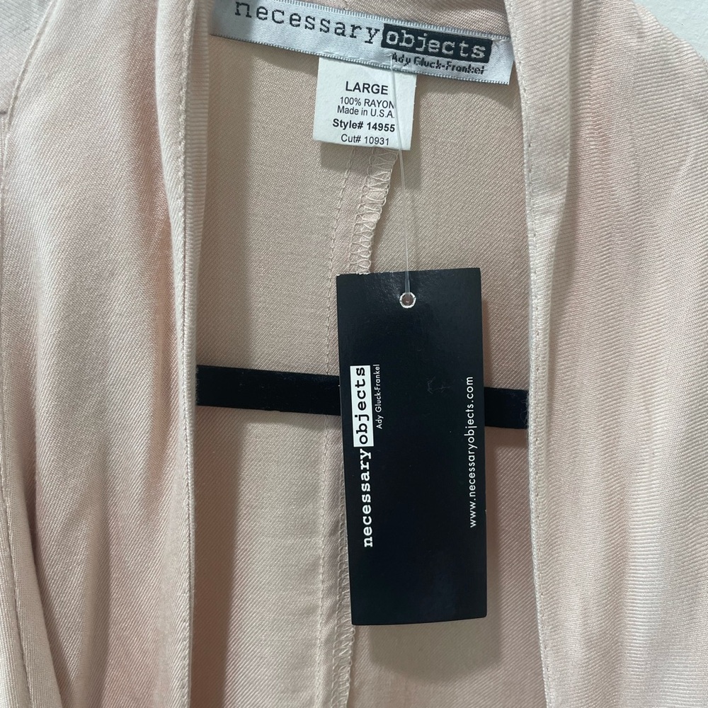 Necessary Objects Light Pink Rayon Blouse